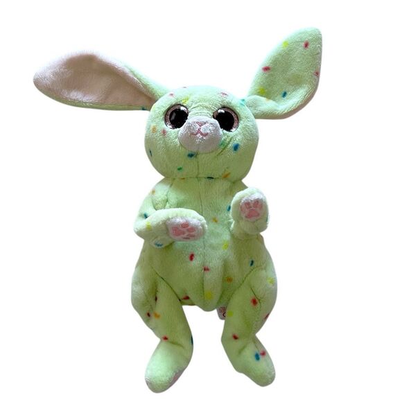 TY Beanie Baby PERIDOT Green Easter Bunny Rabbit - Picture 1 of 6